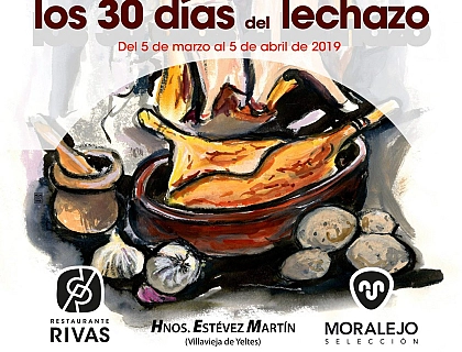 30 days of Milk fed lamb meat in the Rivas Restaurant with Moralejo Selección.