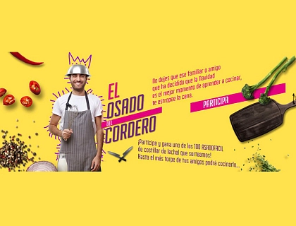 Participa y gana uno de los 100 Asado Fácil de costillar de lechal que sorteamos.