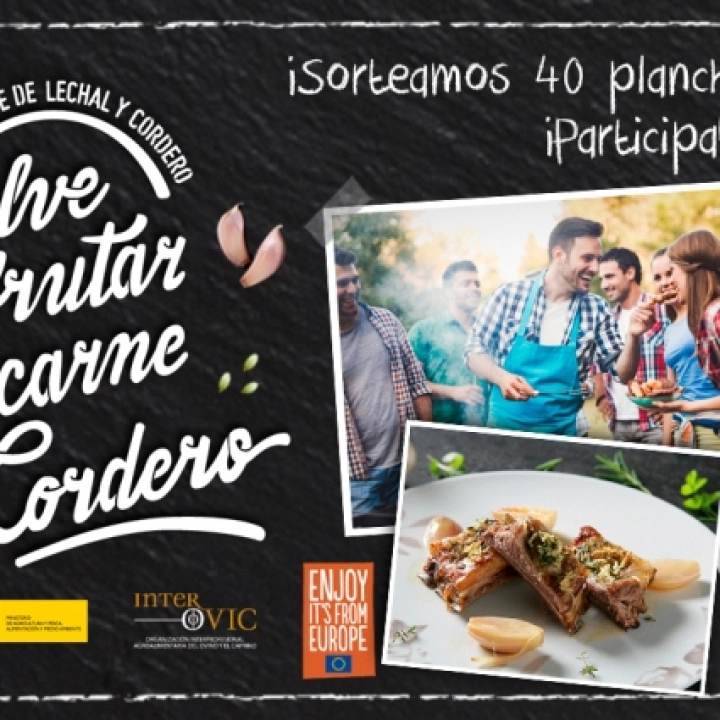 Consigue una plancha para asar la carne de cordero