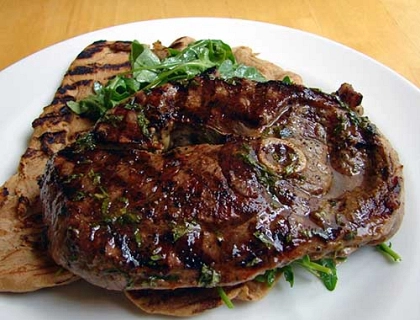 Chuletas de cordero a la menta